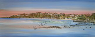 119. Pink Sunset Mills Beach, Mornington, Vic